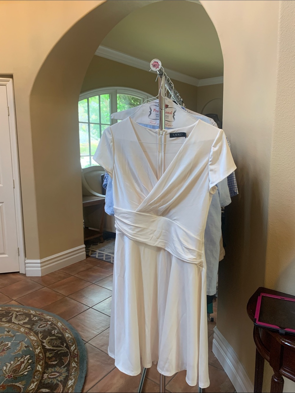 Lauren Ralph Lauren Winter Cream Midi Dress